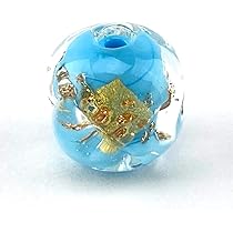 Amazon.co.jp: 【とんぼ玉 R2M】ガラスビーズ 2個 円柱型 筒型